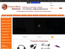Tablet Screenshot of conexdatasolutions.com